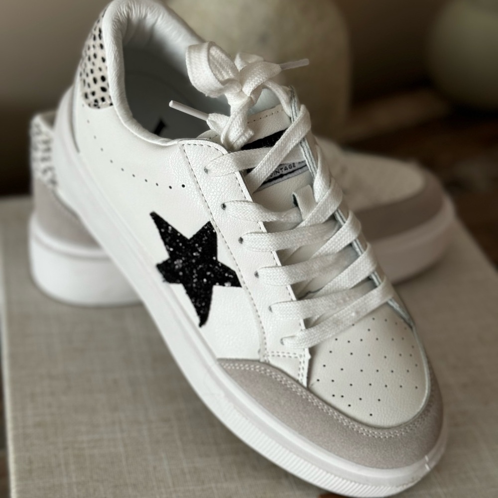 VINTAGE HAVANA LEXA GRAY CHEETAH SNEAKER